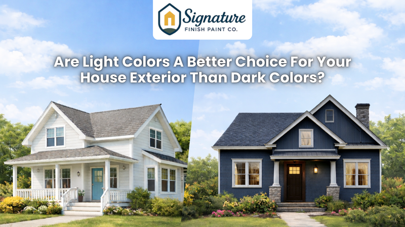 Are Light Colors a Better Choice for Your House Exterior Than Dark Colors?