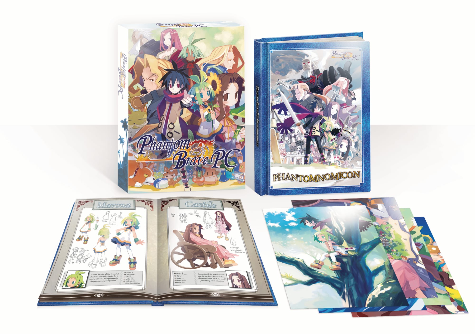 Phantom Brave PC - Collector's Edition Design (Outer Box and Book Layout)