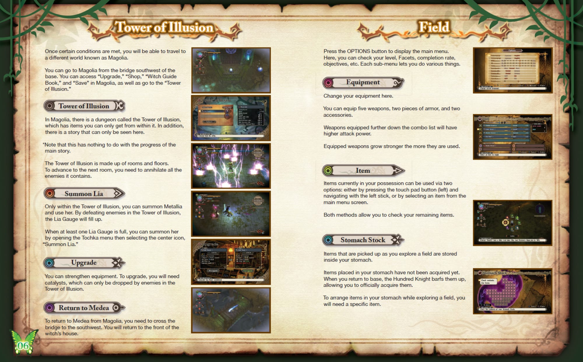 The Witch and The Hundred Knight: Revival Edition (Cover Sheet, Manual, and Disc)