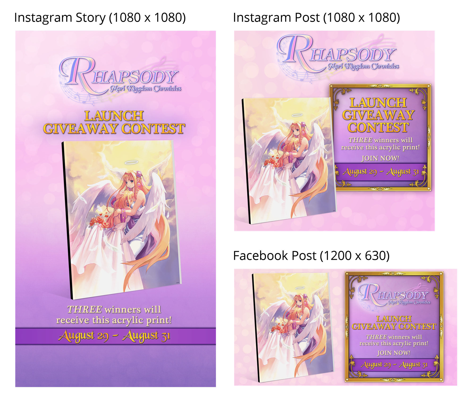 Contest Banners - Rhapsody: Marl Kingdom Chronicles