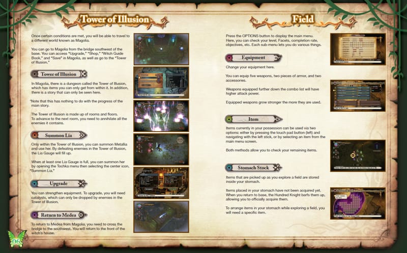 The Witch and The Hundred Knight: Revival Edition (Cover Sheet, Manual, and Disc)