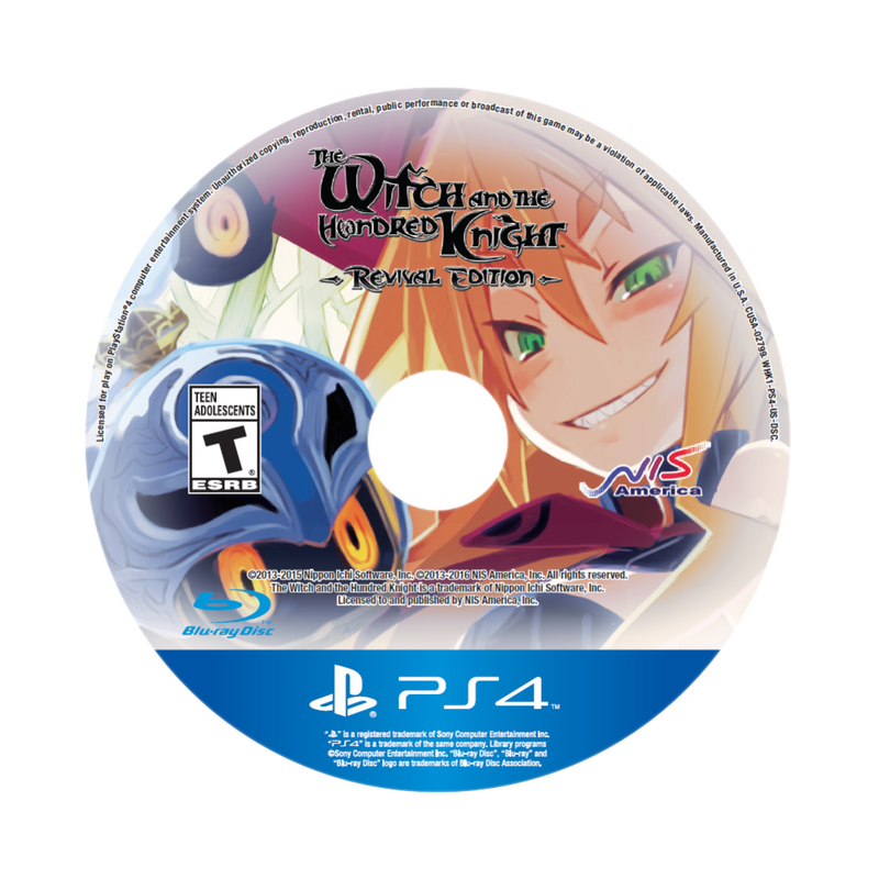 The Witch and The Hundred Knight: Revival Edition (Cover Sheet, Manual, and Disc)