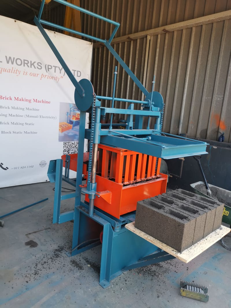 Electric Static Brick and Block making Machinery