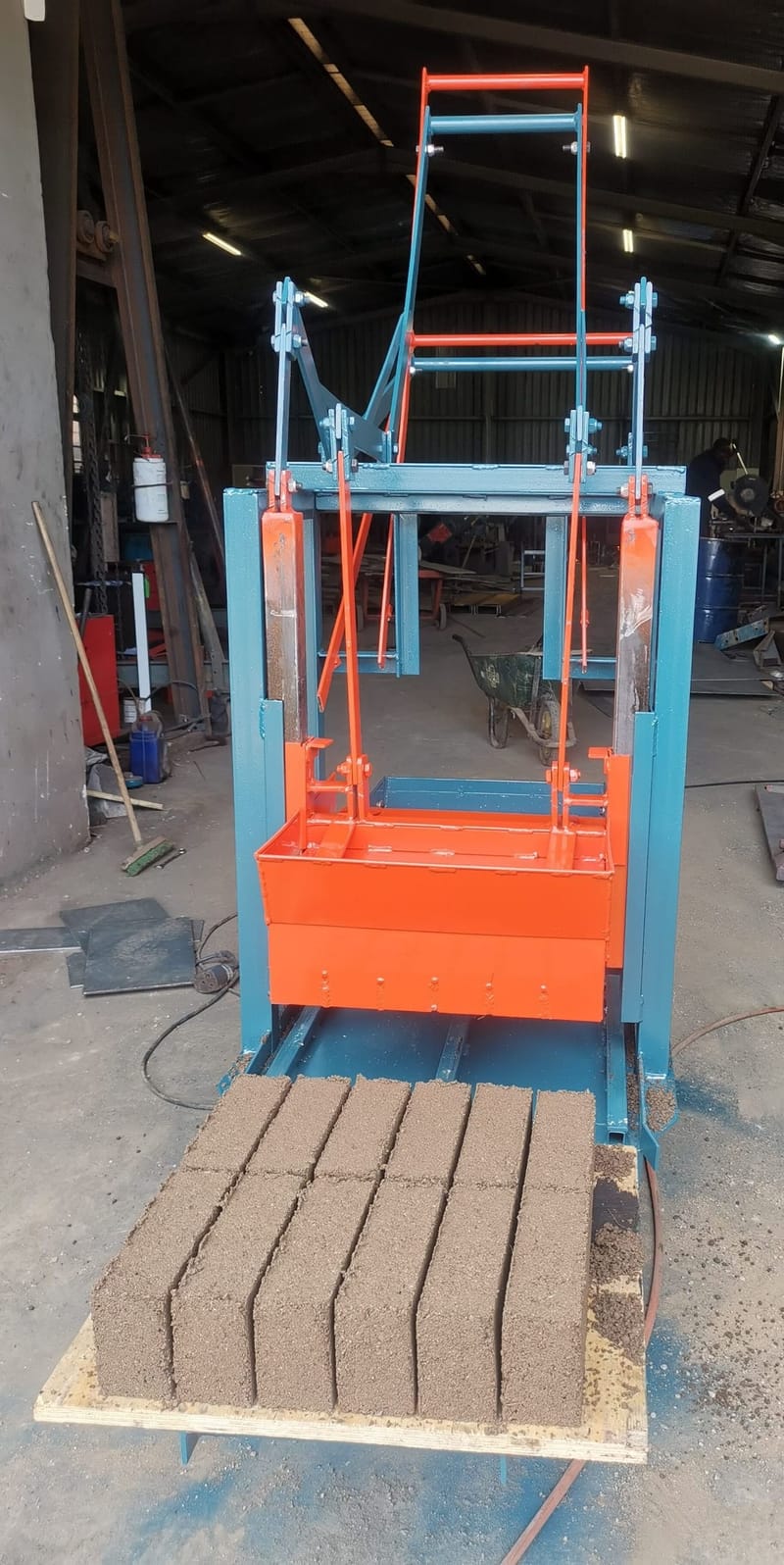 Manual Static Block and Brick making Machine