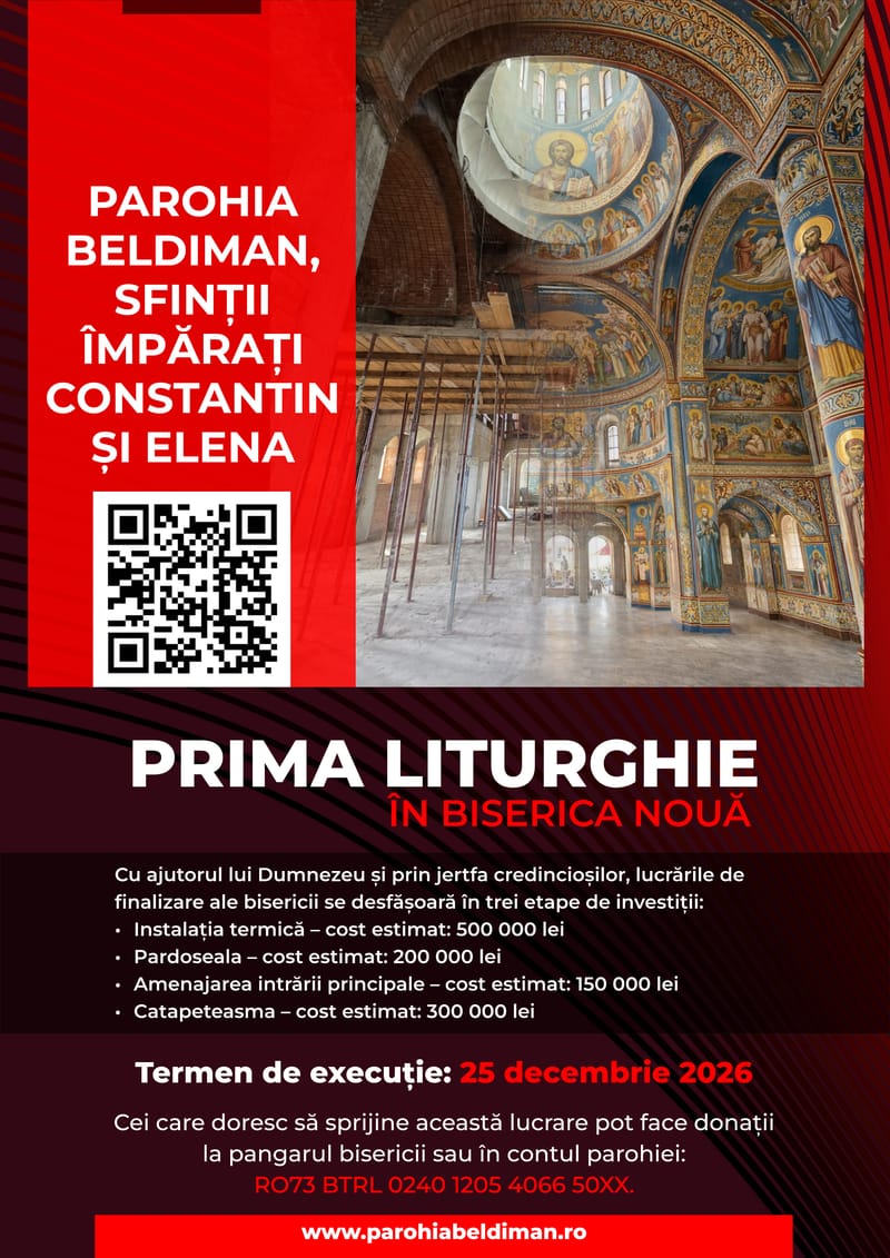 Prima Liturghie În Biserica Nouă