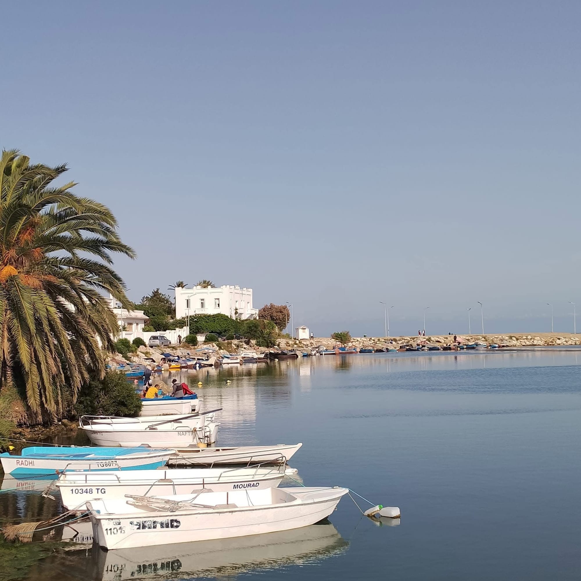 Tunisa Africa we enjoyed the Mediterranean Sea! 