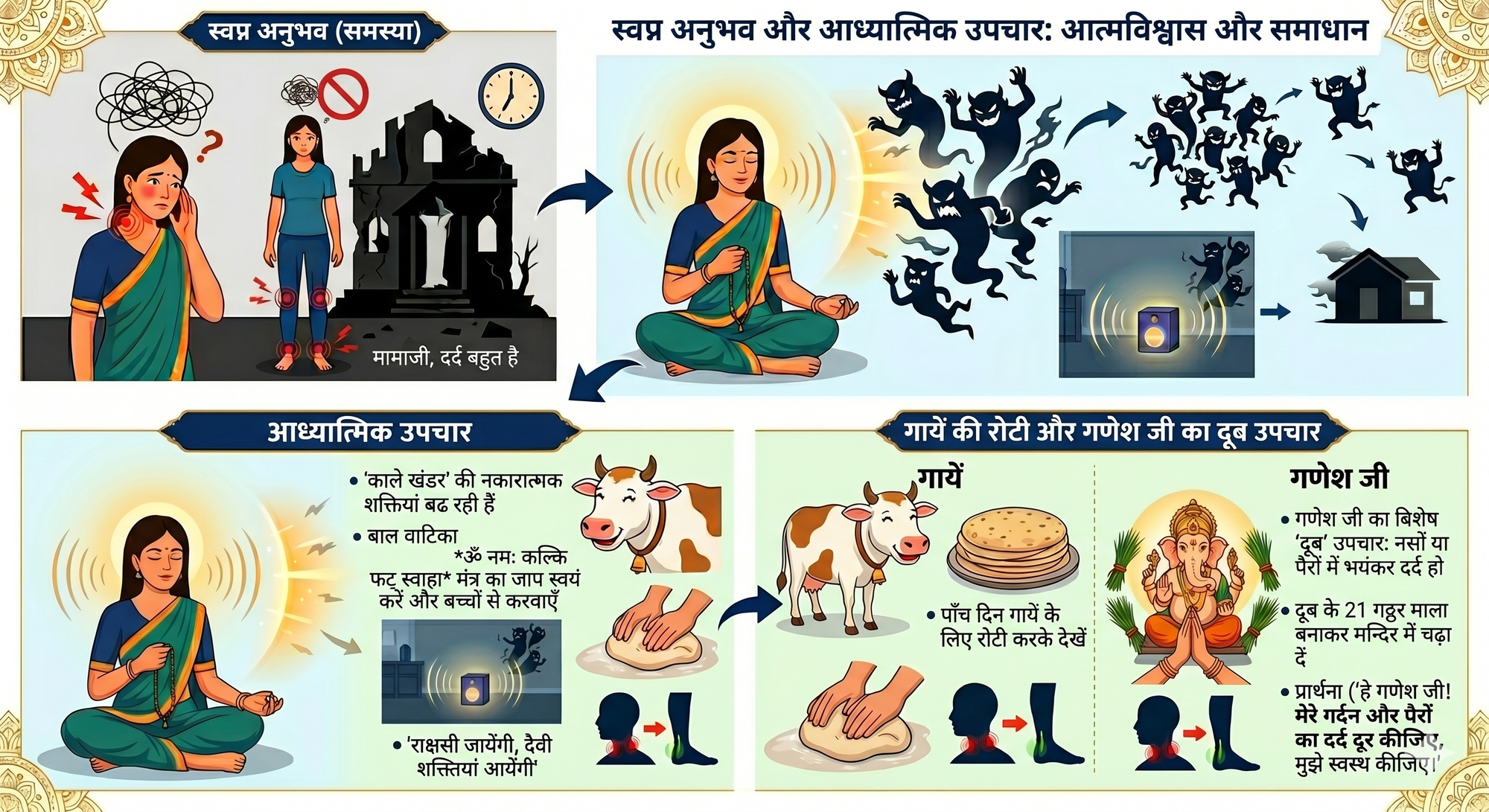 आत्म विश्वास के साथ मंत्र जाप ,गाय की रोटी-सुबह का योगा  आपके लिए रामबाण