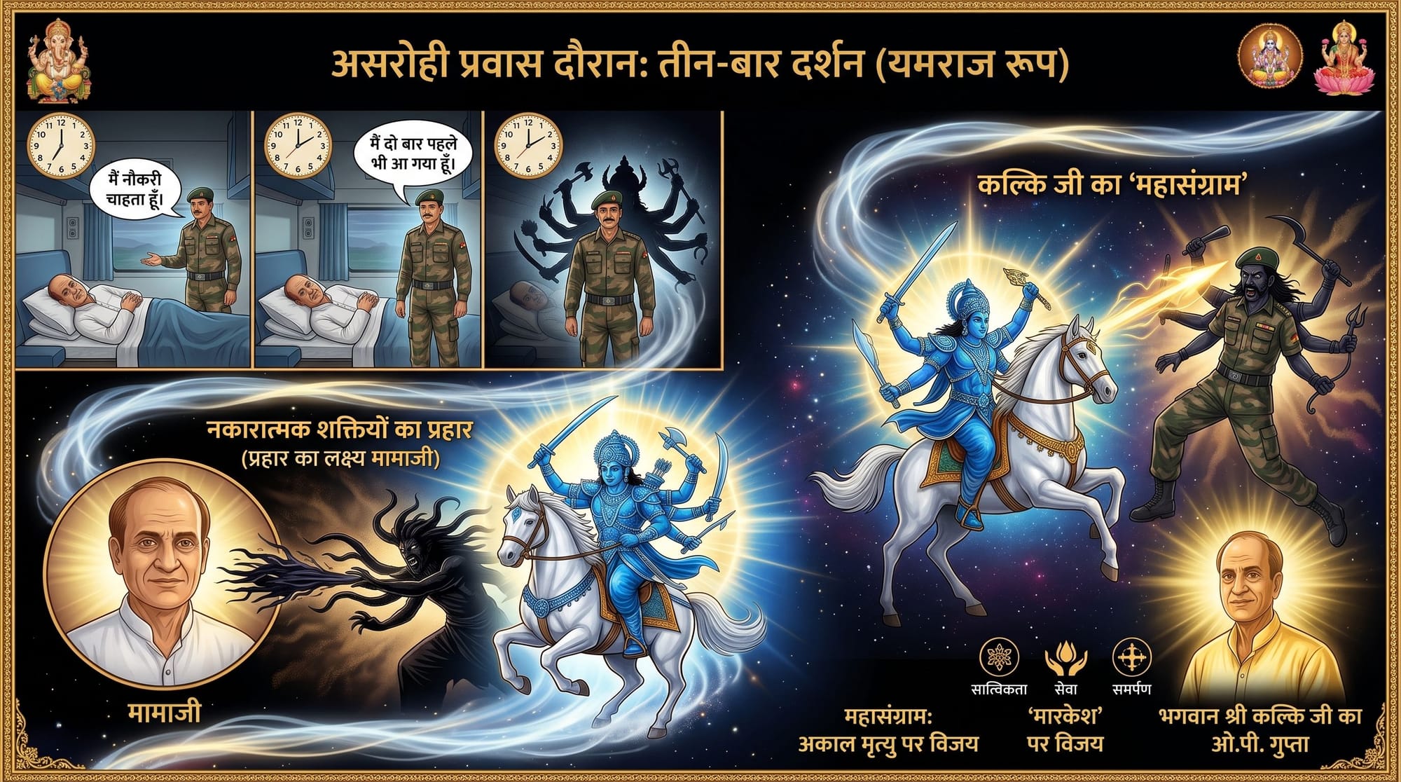 श्री कल्कि के काम करने वाले कल्कि की मर्जी से मरते हैं