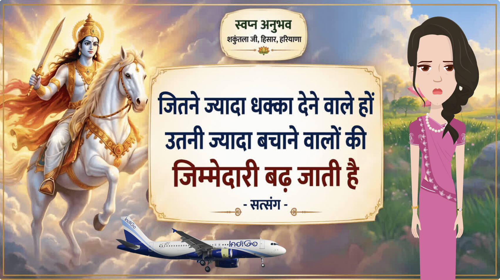 जितने ज्यादा धक्का देने वाले हों उतनी ज्यादा बचाने वालों कि जिम्मेदाऱी बढ़ जाती है -  सत्संग से