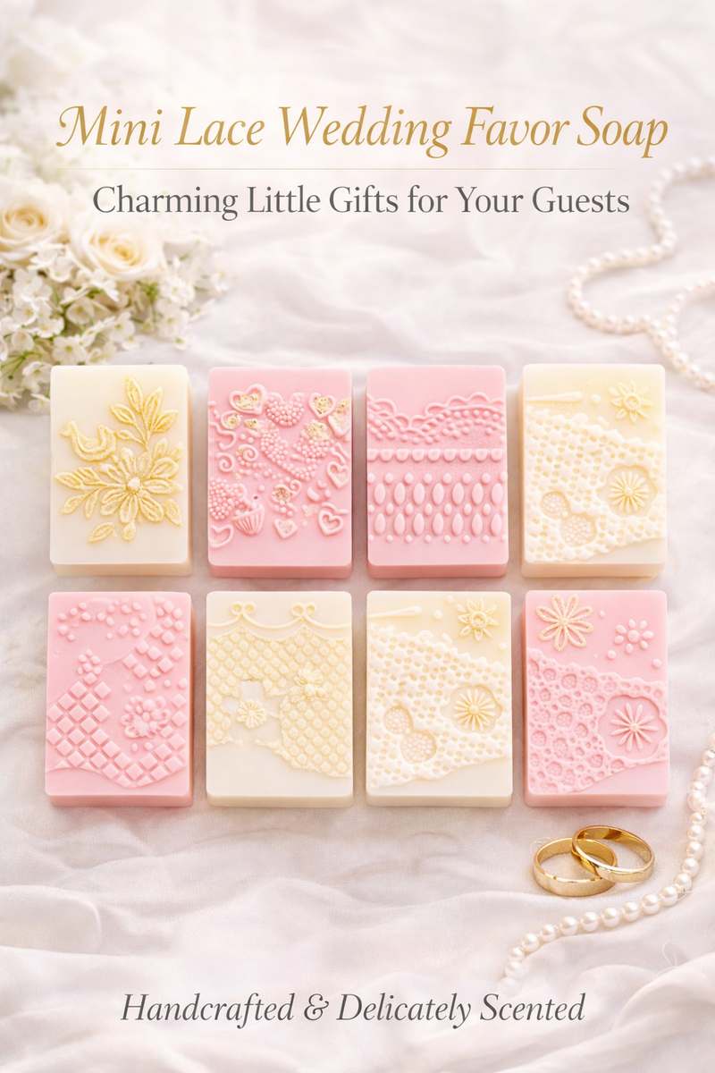 Mini Lace Wedding Favour Soap