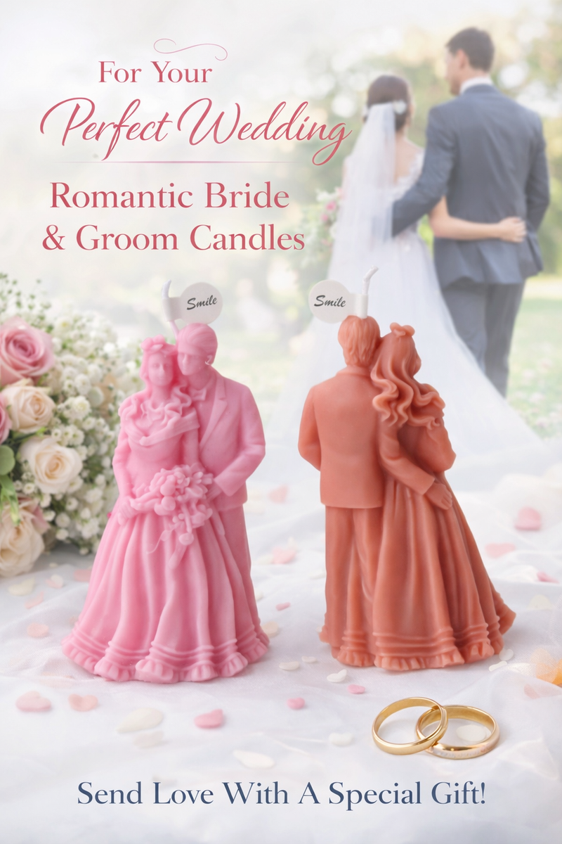 Bride &amp; Groom Candle