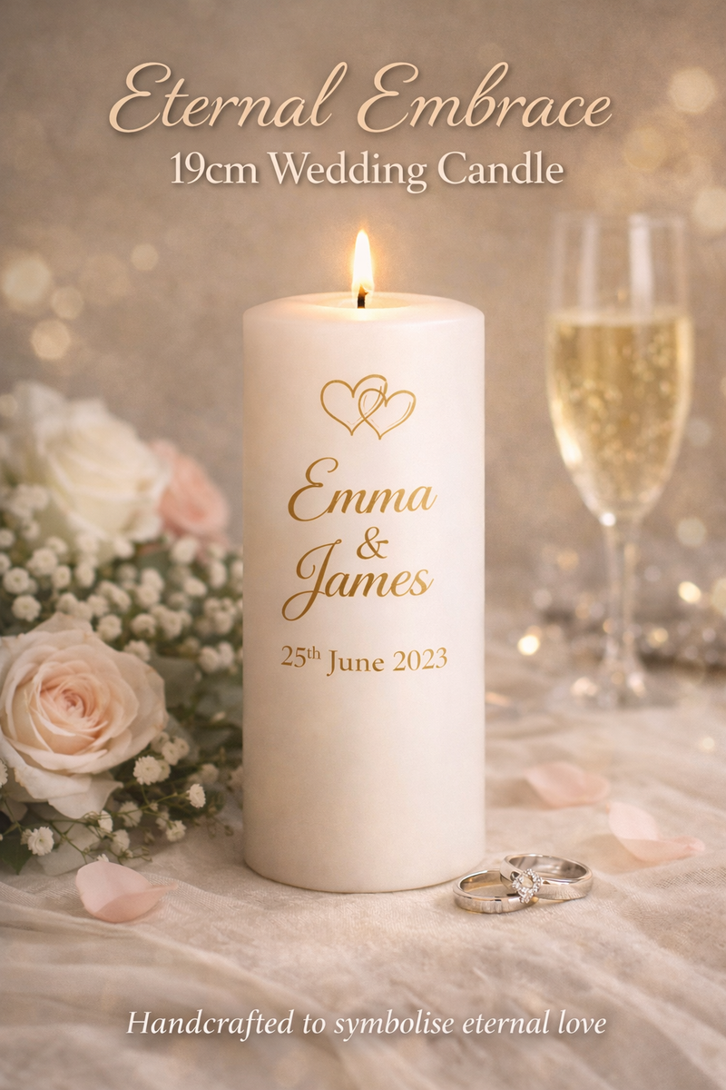 Eternal Embrace 19 cm Wedding Candle