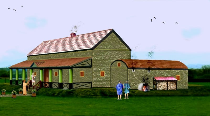 The Roman Villa at Carsington by Wirksworth