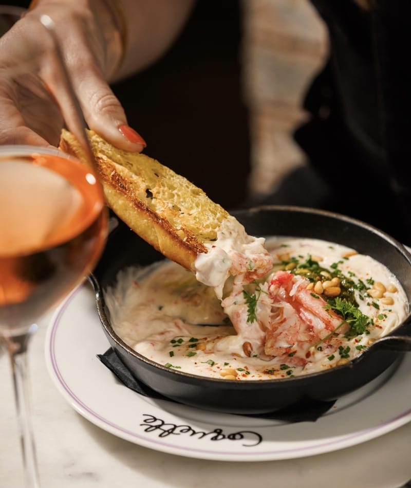 ATLANTIC CRAB FONDUE at Coquette