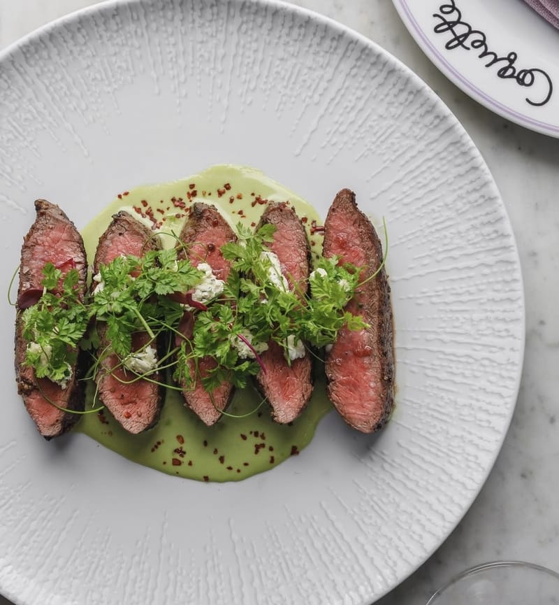 FLAT IRON STEAK at coquette