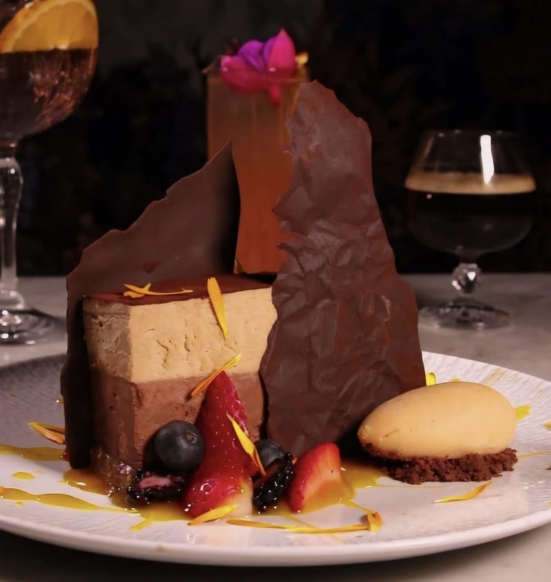 DOUBLE CHOCOLATE TORTE at Coquette