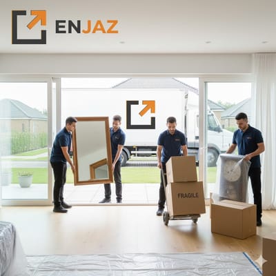 خدمات تغليف العفش والاثاث من شركة انجاز