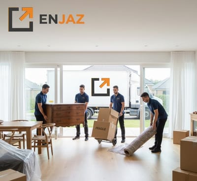 خدمات نقل الأثاث بالرياض- شركه انجاز