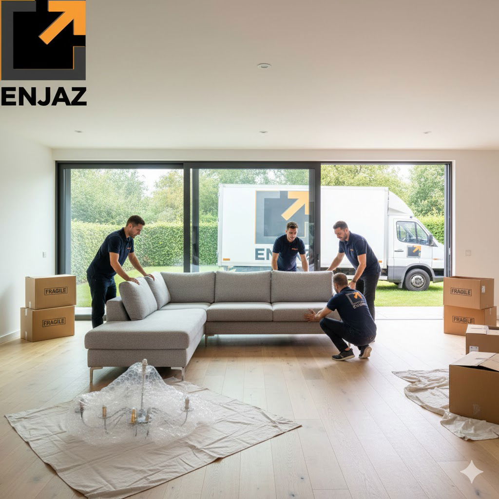 تغليف العفش والاثاث من شركة انجاز