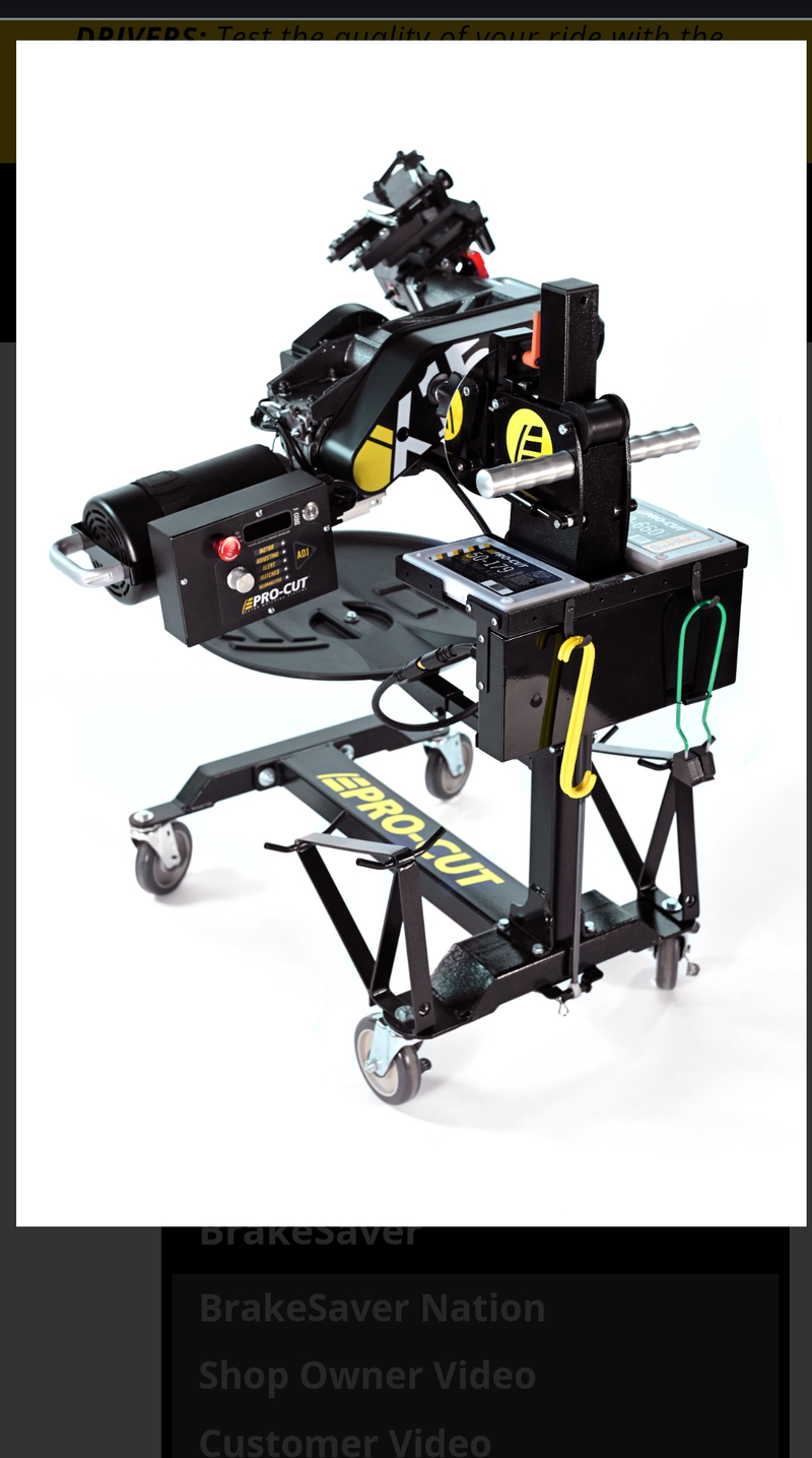 Pro-Cut On-Car Brake Lathes