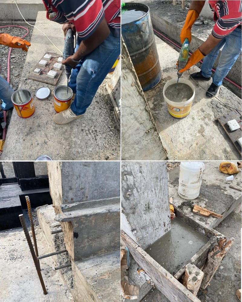 إصلاح تدعيم ترميم المباني