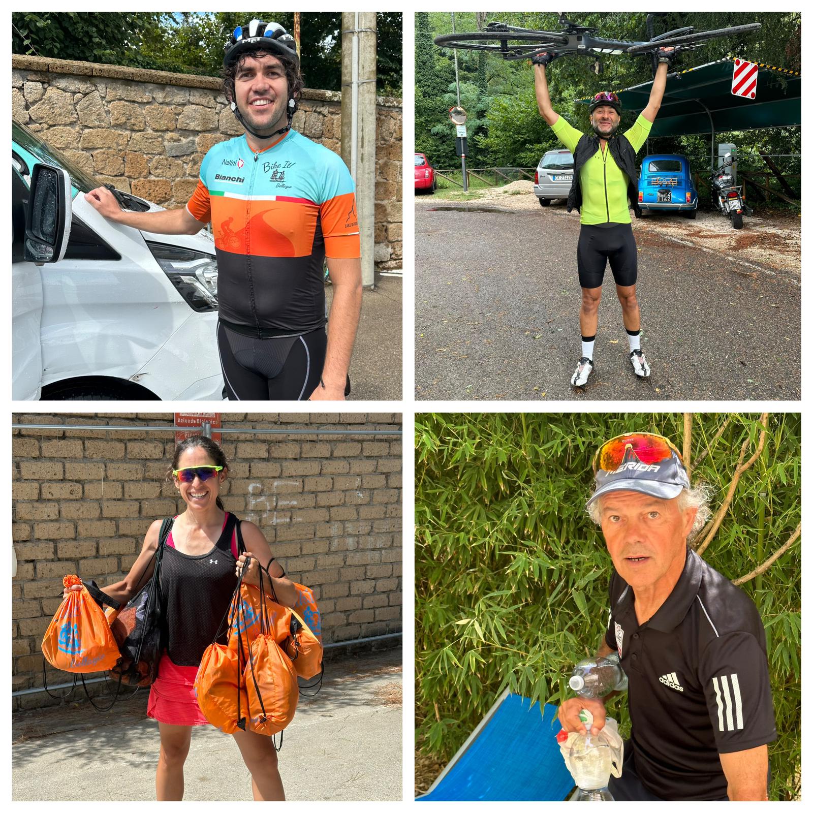 The whole cast; Luca, Daniele, Alex and Mario