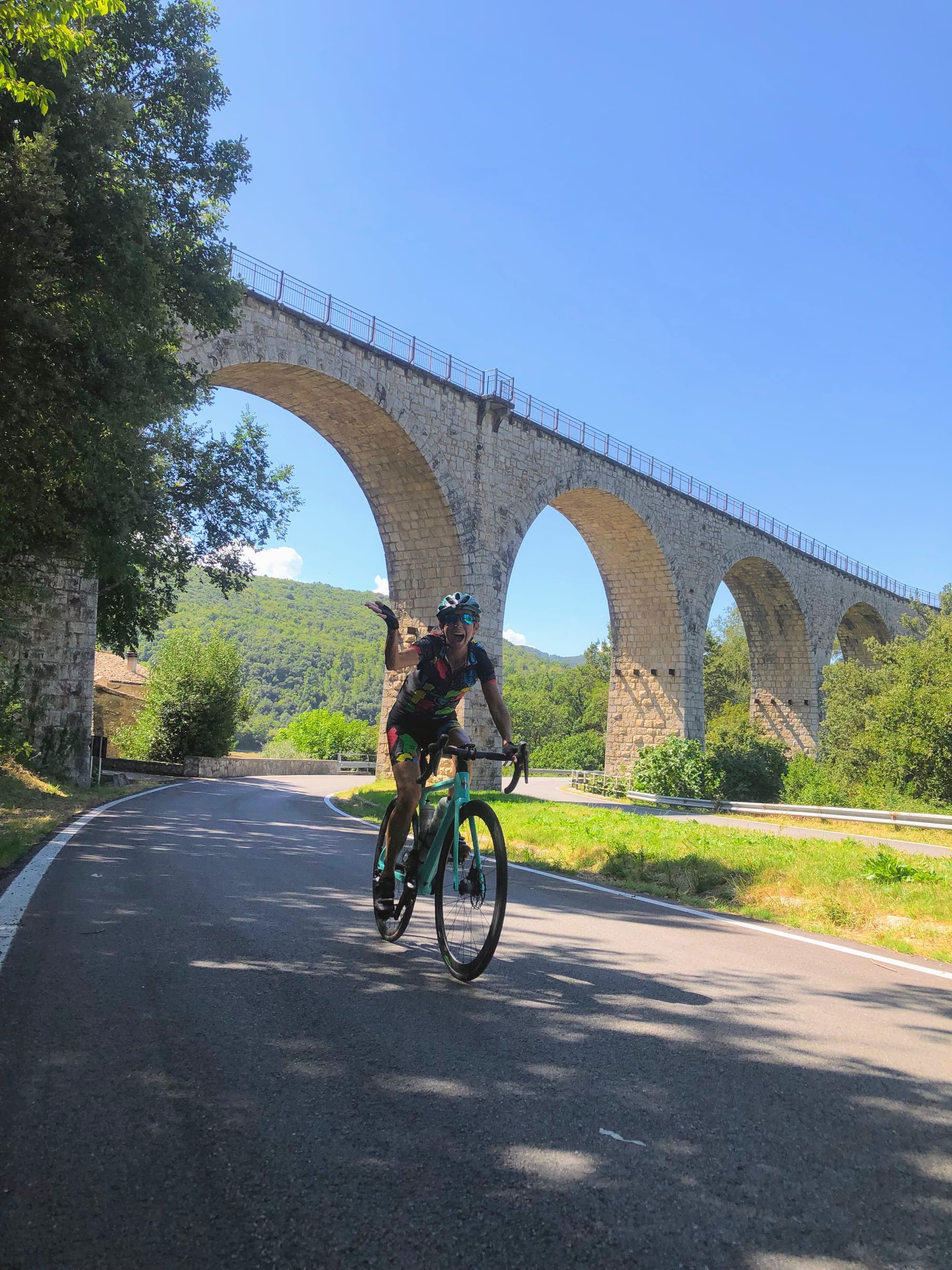 Climbing out of Spoleto