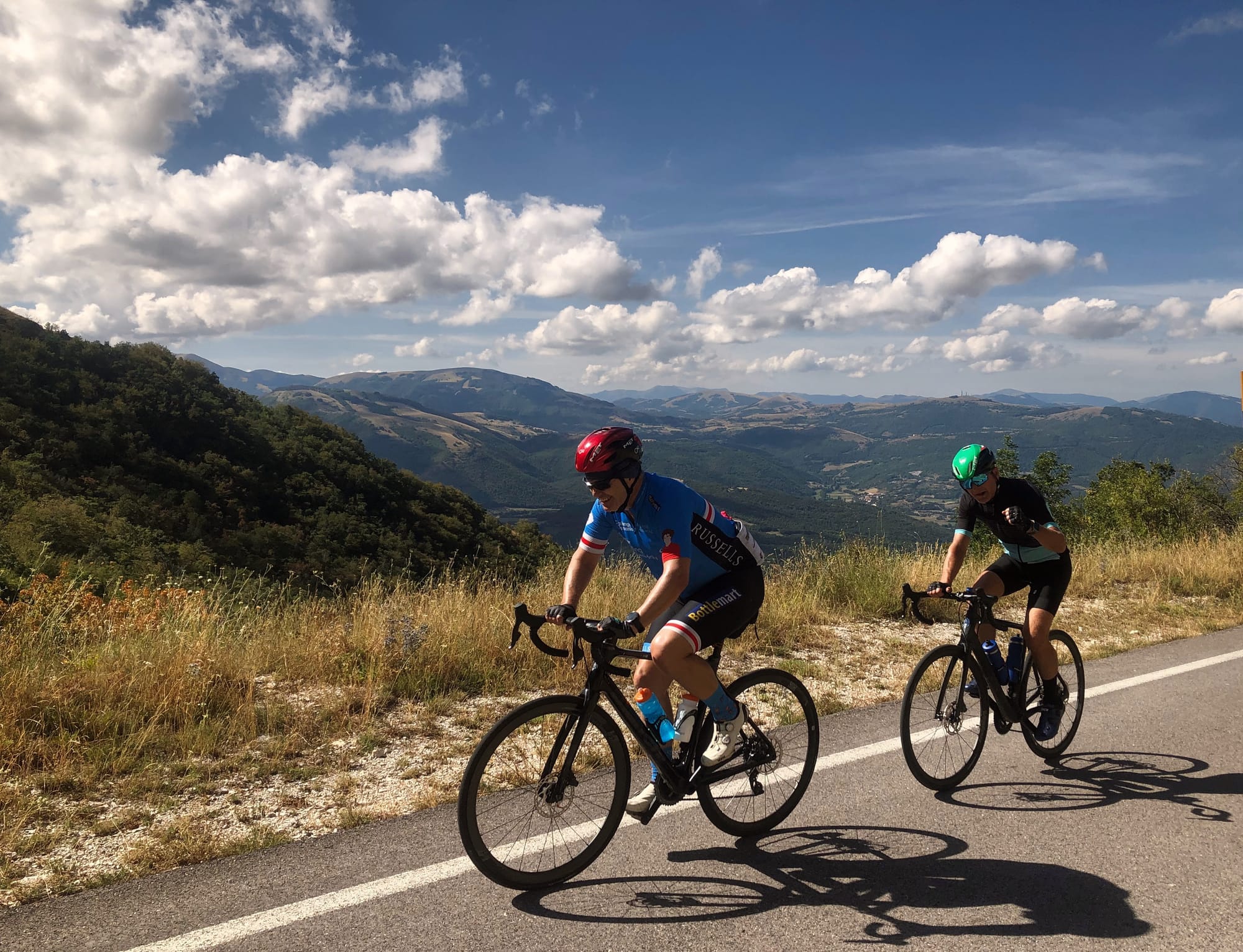 The views back toward Norcia