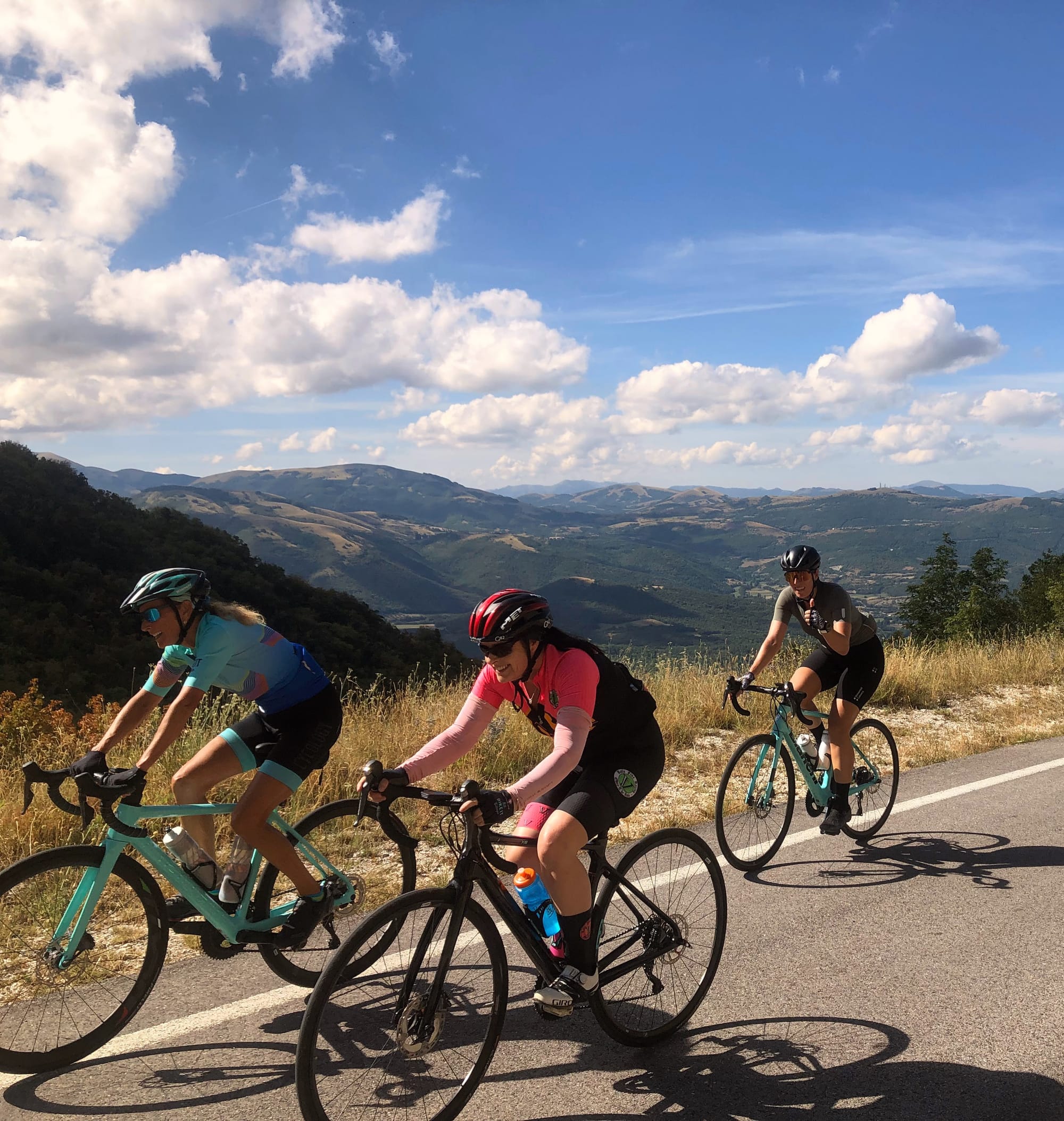 The views back toward Norcia