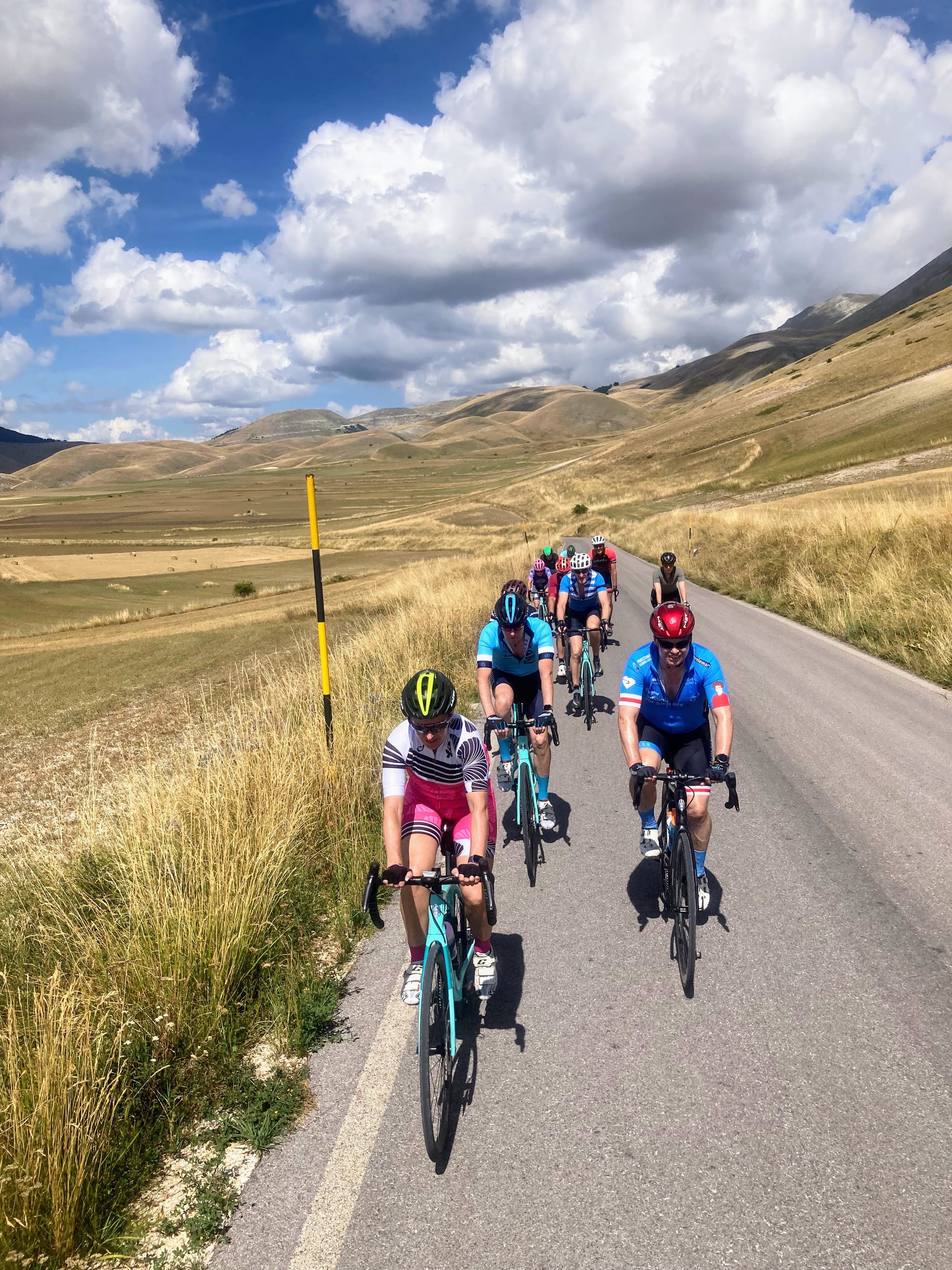 Crossing Casteluccio's high plains