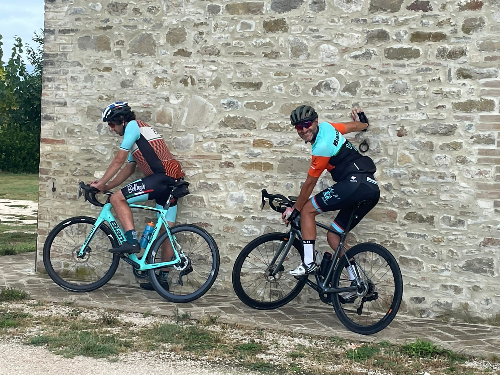 Our guides Luca and Daniele