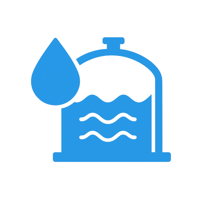 عزل خزانات المياة