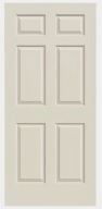 6 Panel Textured Colonist Door Slabs