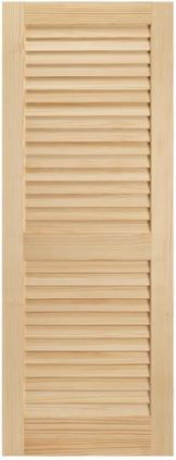 Wood Full Louver Door Slabs