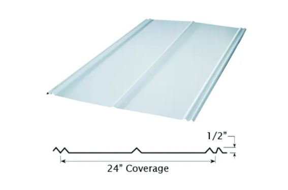 24" 5 - V Crimp Panel