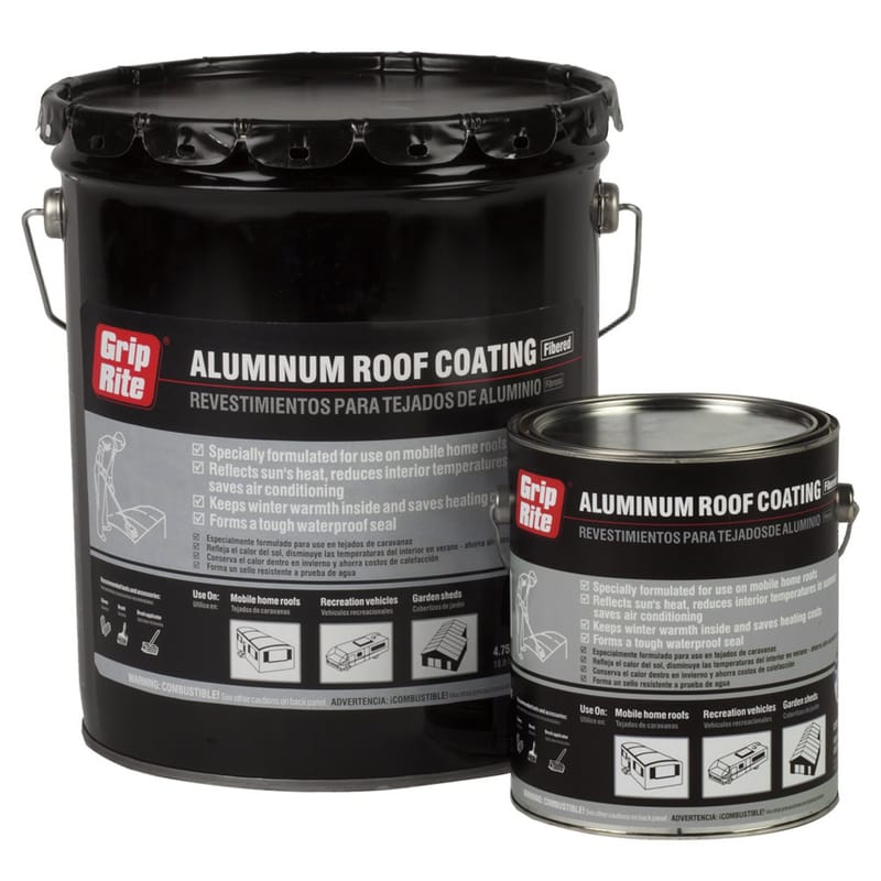 GripRite Fibered Aluminum Roof Coating
