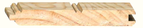 1 x 6 Tongue & Groove V-Joint Pine Ceiling