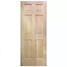 6 Panel Wood Door Slab