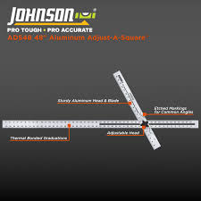 Johnson Adjustable Drywall Square #40-500