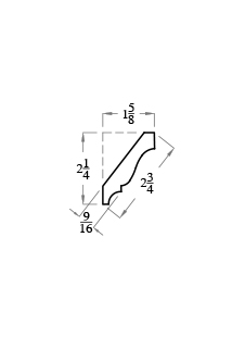3" Crown Moulding