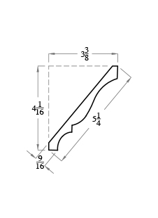 5 1/4" Crown Moulding