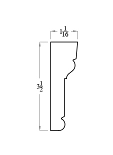 3-1/2" Window & Door Casing