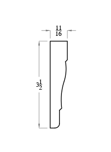 3-1/2" Window & Door Casing