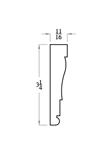 3-1/4" Window & Door Casing
