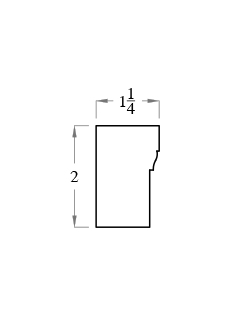 2" Brick Molding