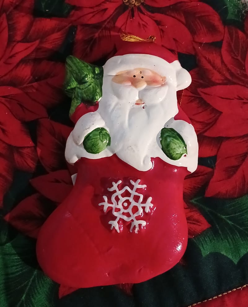 Tissu cretonne de Noël vive le vent vert