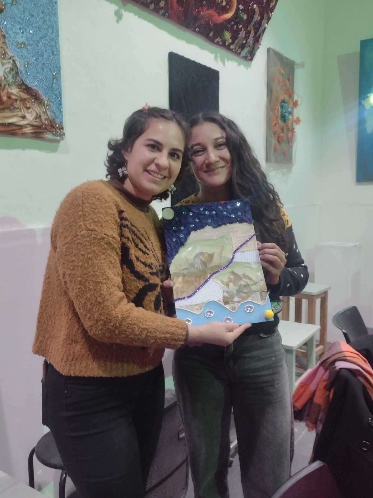 Taller de collage El origen y el fin de las cosas