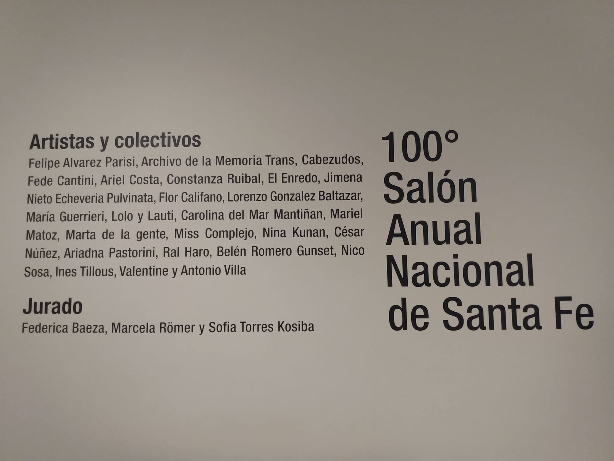 100 Salón Anual Nacional de Santa Fe
