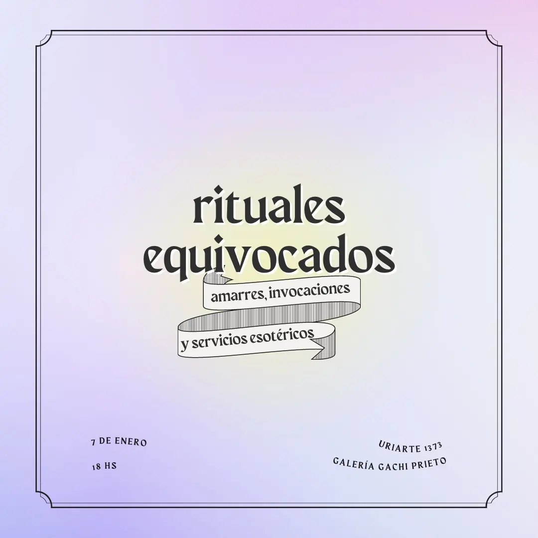 Rituales equivocados. Amarres, invocaciones y servicios esotéricos.