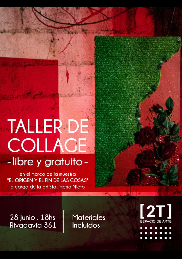 Taller de collage El origen y el fin de las cosas